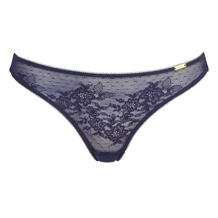 Gossard Glossies Lace Eclipse Sheer Thong Panty