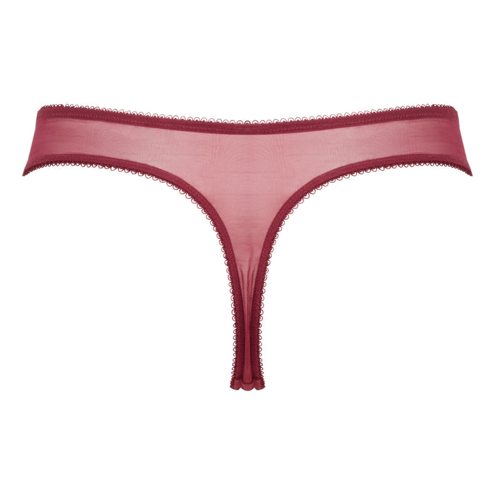 Gossard Superboost Lace Thong Panty Cranberry/Raspberry Sorbet