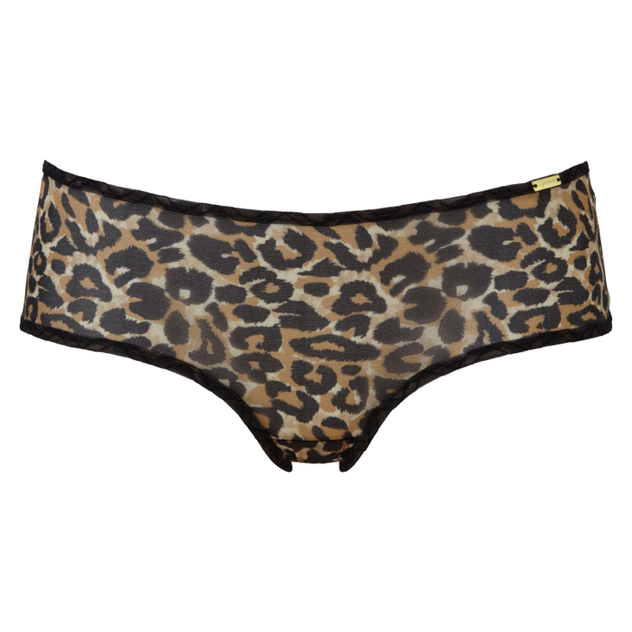 Gossard Glossies Leopard Print Sheer Boyshort Panty