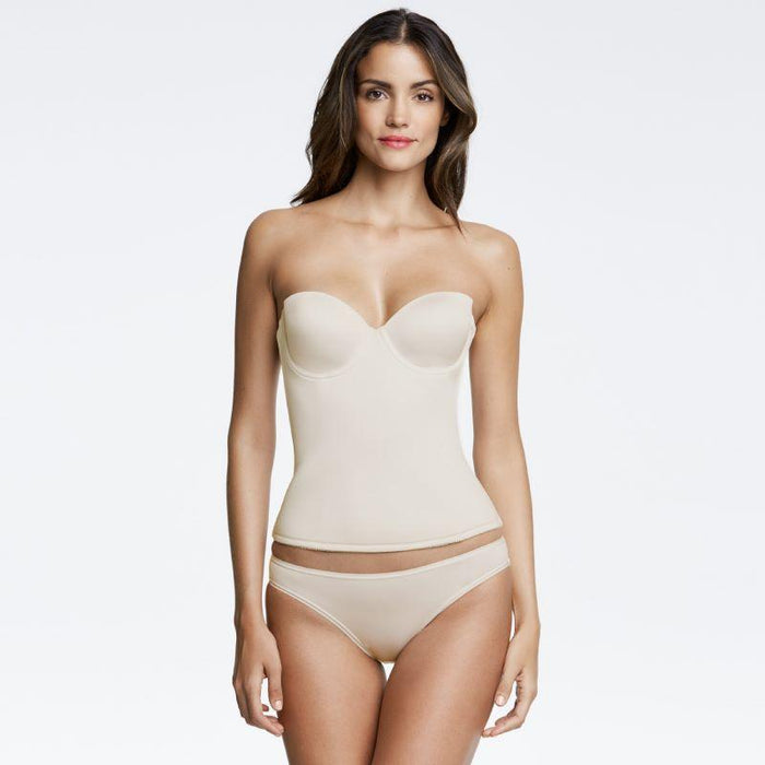 Seamless Padded Strapless Longline Bra Dominique Paige