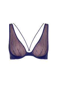 Lisca Nightscape Glamour Violet Plunge Bra