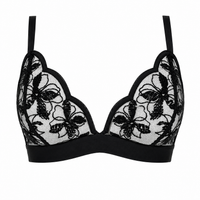 Huit - Lettre d'Amour Bralette - Black