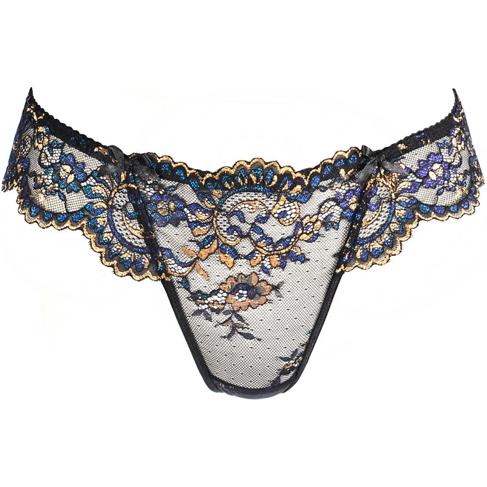 Sheer Lace Thong Panty Axami Sensations