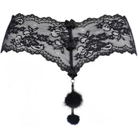 Ultra Sexy Fur Chain Lace String Panty Axami Pussycat