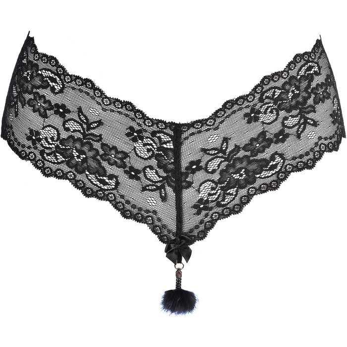 Ultra Sexy Fur Chain Lace String Panty Axami Pussycat