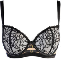 Ultra Sheer Balconette Bra Axami Black Angel