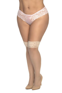 Mapale Nude Mesh  & Lace Stockings