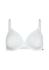 Gossard Glossies Lace White Sheer Molded Bra