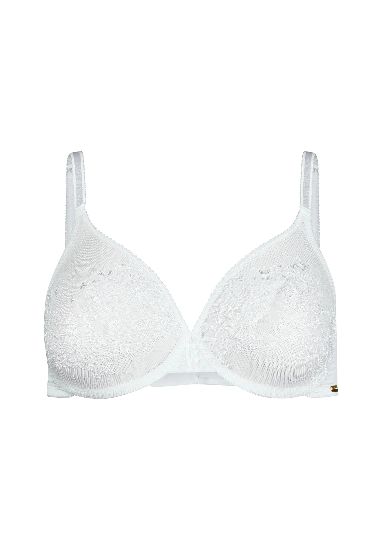 Gossard Glossies Lace White Sheer Molded Bra
