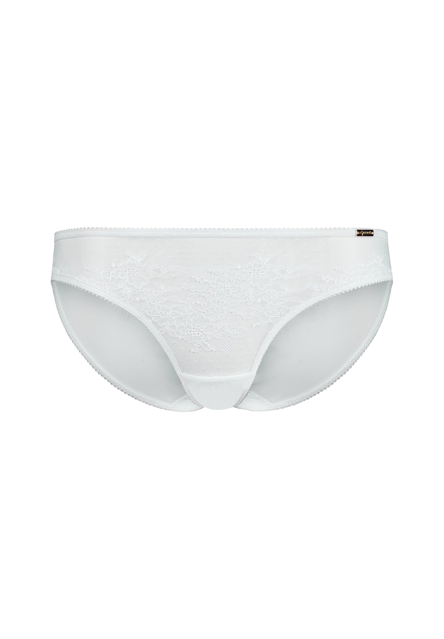 Gossard Glossies Lace White Sheer Bikini Panty