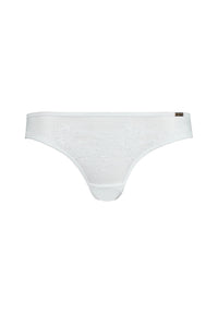 Gossard Glossies Lace White Sheer Bikini Panty