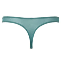 Gossard Glossies Lace Jade Sheer Thong Panty