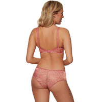 Gossard Glossies Leopard Pink Printed Sheer Bra