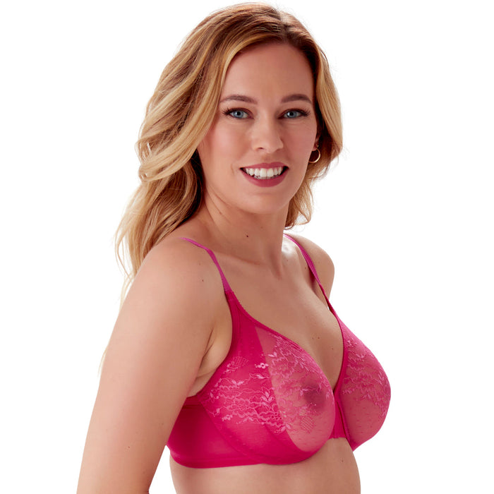 Gossard Glossies Lace Hot Pink Sheer Mesh Molded Bra