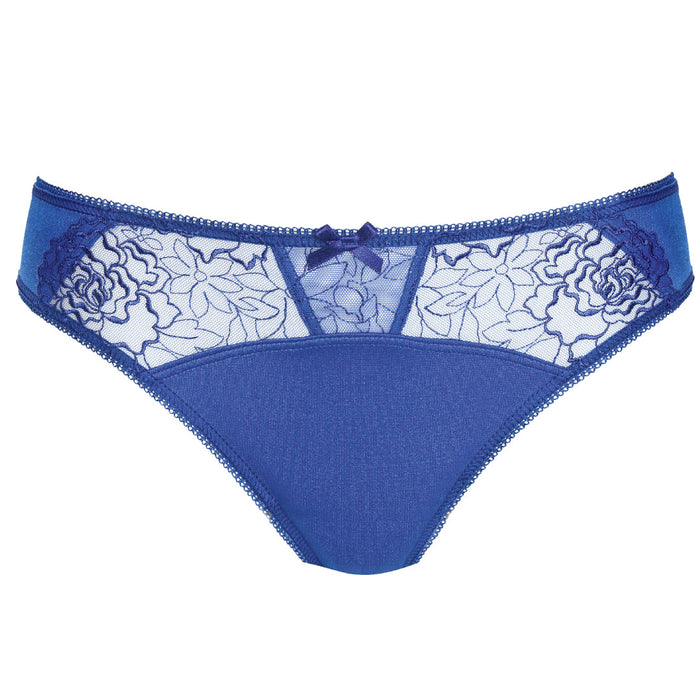 Semi Sheer Thong Panty Gorteks Pamela Sapphire packshoot