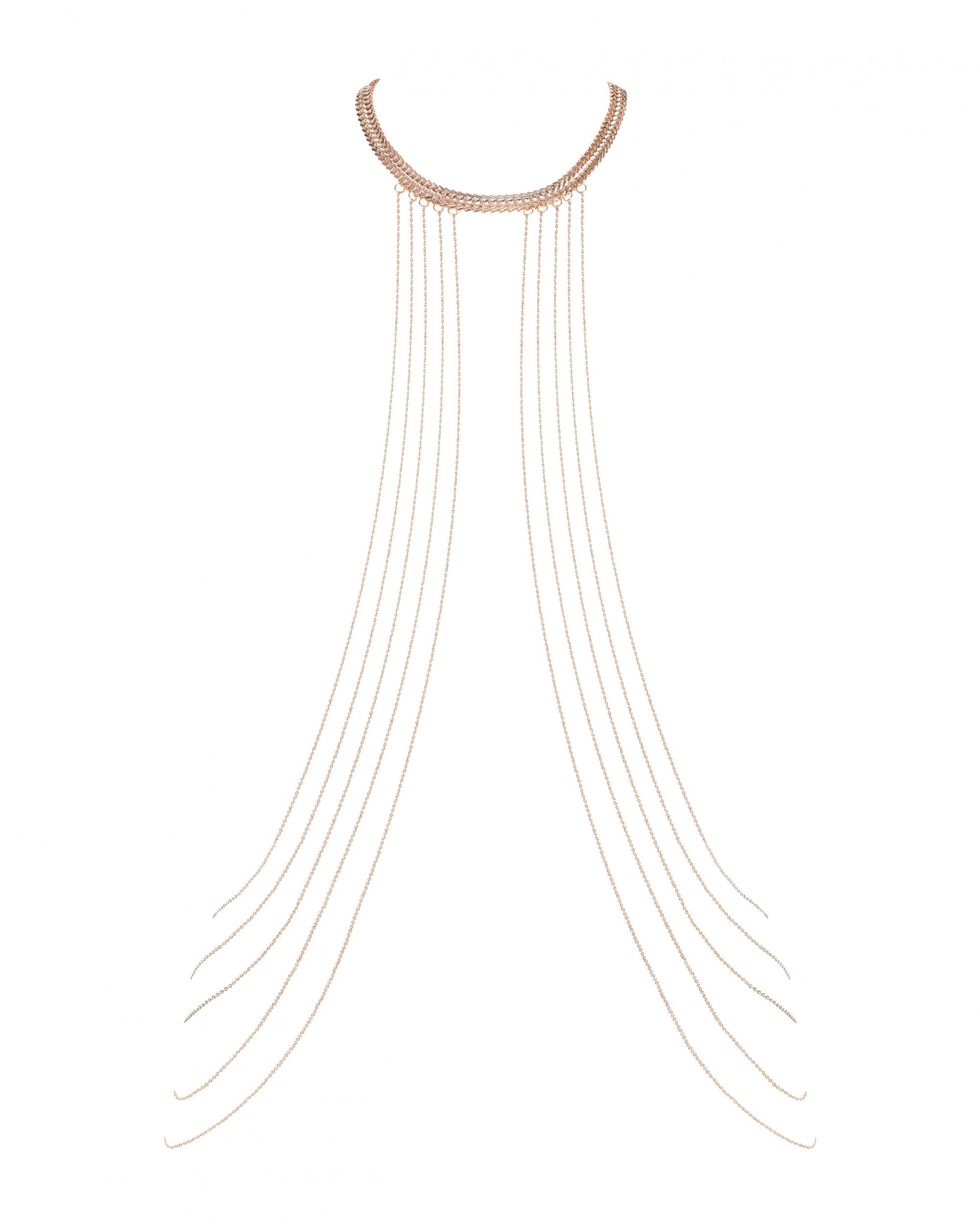 Gold Draped Body Chain Obsessive Bijou