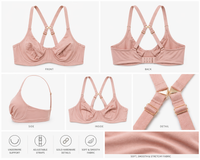 Huit - ☁️ Lightweight Microfiber FOS-B20 Comfort Bra