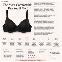 Huit - ☁️ Lightweight Microfiber FOS-B20 Comfort Bra