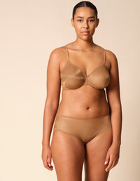 Gossard Glossies Bronze Sheer See Through Shorts Panty