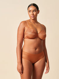 Orange sheer boyshorts lingerie