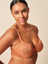 Gossard Glossies Sunkissed Sheer Molded Bra front view