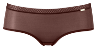 Gossard Glossies Brown Sheer See Through Shorts Panty