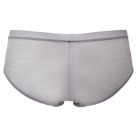 Transparent Boyshorts Gossard Glossies Silver Underwear 6274 back view