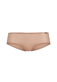 Beige underwear on a white background