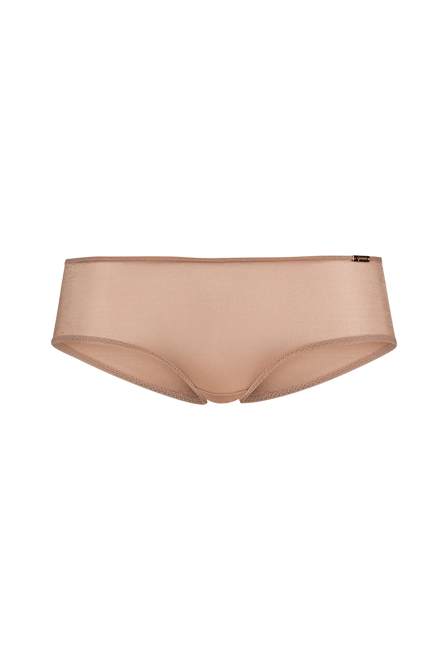 Beige underwear on a white background