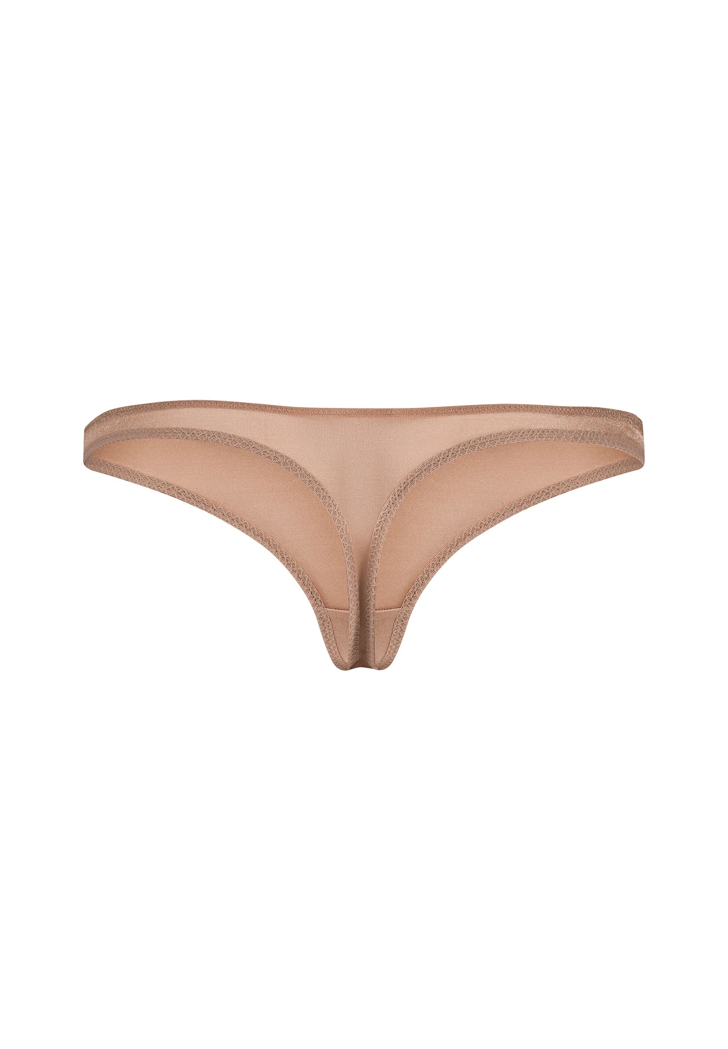 Gossard Glossies Nude Sheer See Through Thong Panty