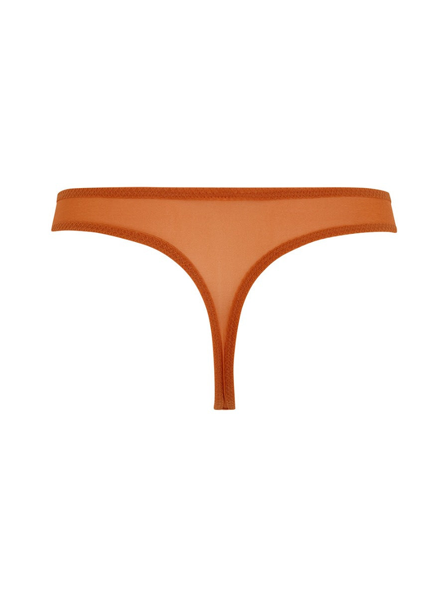 Gossard Glossies Sunkissed Sheer Thong Panties back view