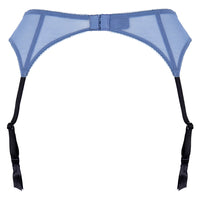 Gossard Superboost Lace Sheer Garter Belt Moonlight Blue
