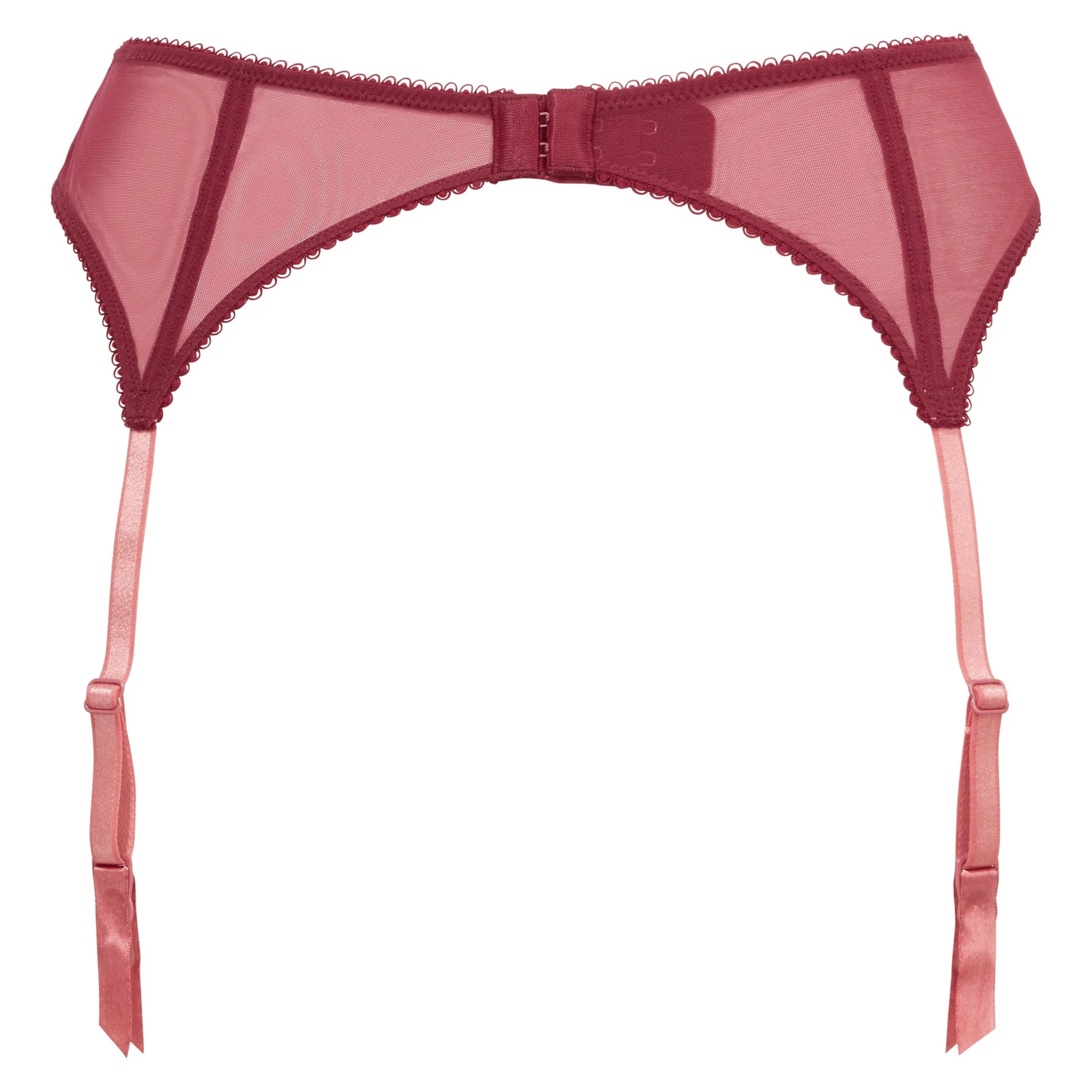 Gossard Superboost Lace Garter Belt Cranberry/Raspberry Sorbet
