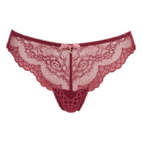 Gossard Superboost Lace Thong Panty Cranberry/Raspberry Sorbet