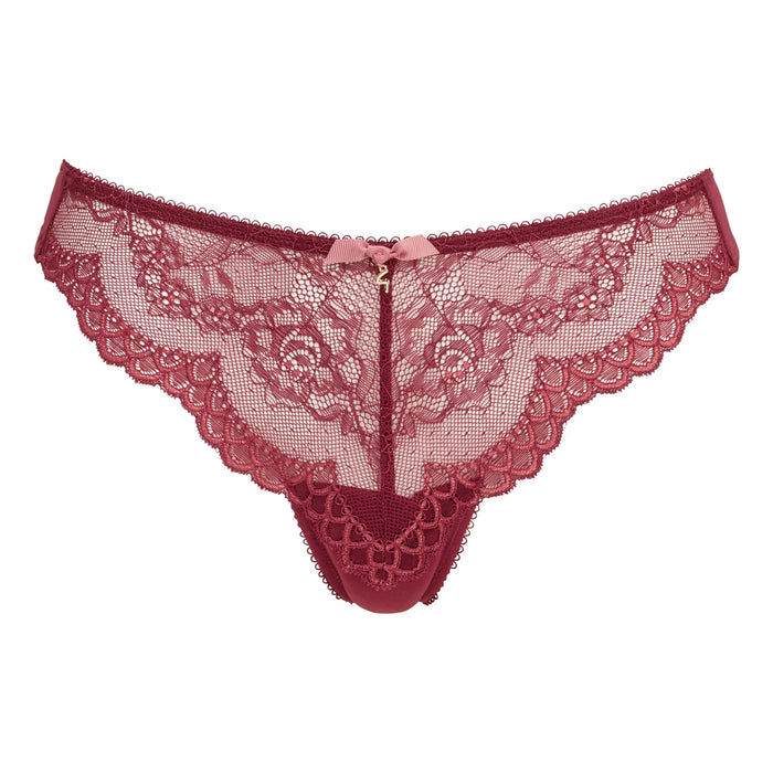 Gossard Superboost Lace Thong Panty Cranberry/Raspberry Sorbet