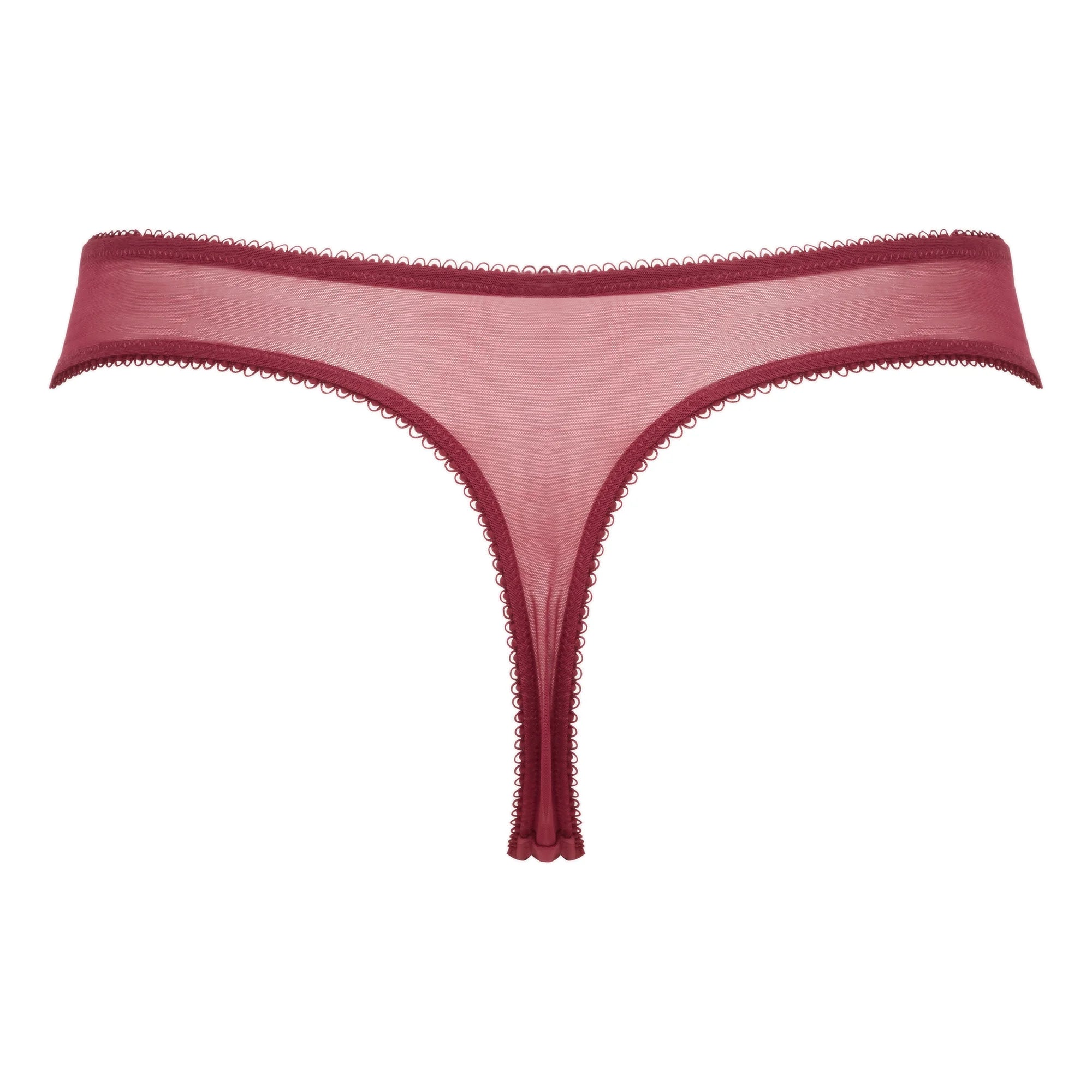 Gossard Superboost Lace Thong Panty Cranberry/Raspberry Sorbet