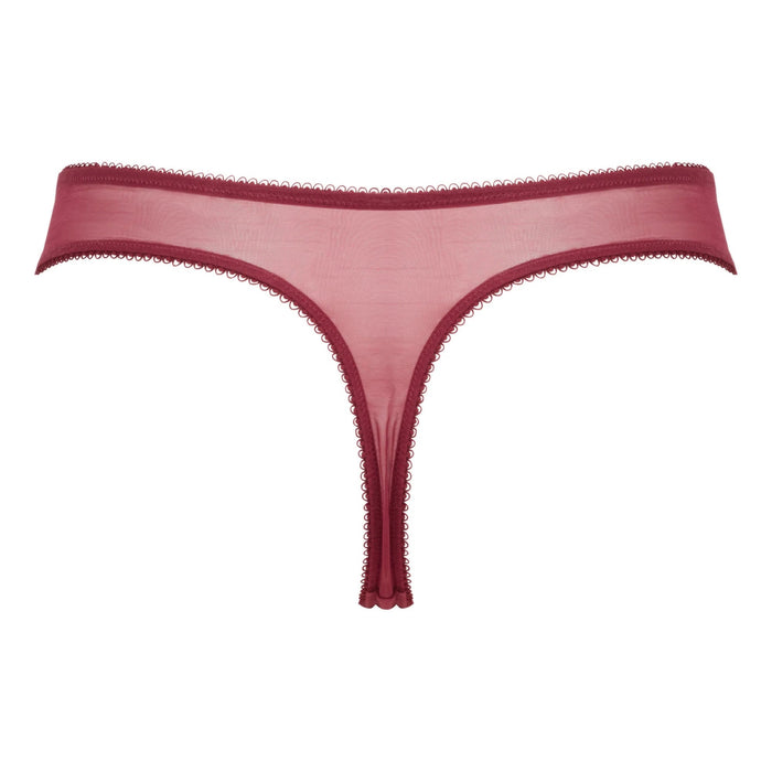 Gossard Superboost Lace Thong Panty Cranberry/Raspberry Sorbet