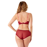 Gossard Superboost Lace Plunge Bra Cranberry/Raspberry Sorbet