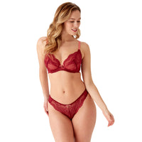 Gossard Superboost Lace Thong Panty Cranberry/Raspberry Sorbet