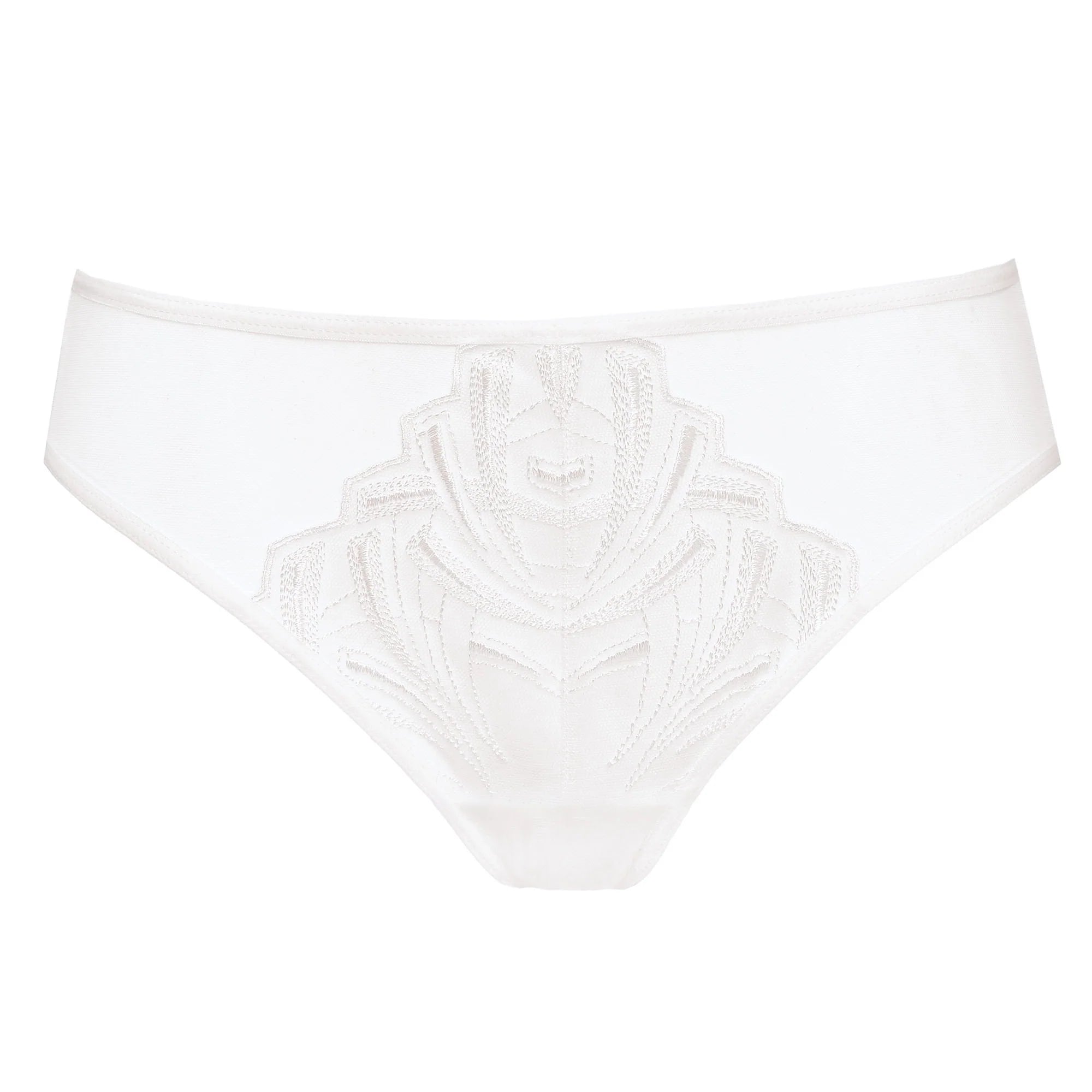 Gorteks Angel Sheer Mesh Embroidery Bikini Panty
