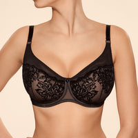 Sheer Mesh Full Coverage Bra; Shop @ Lavinia Lingerie