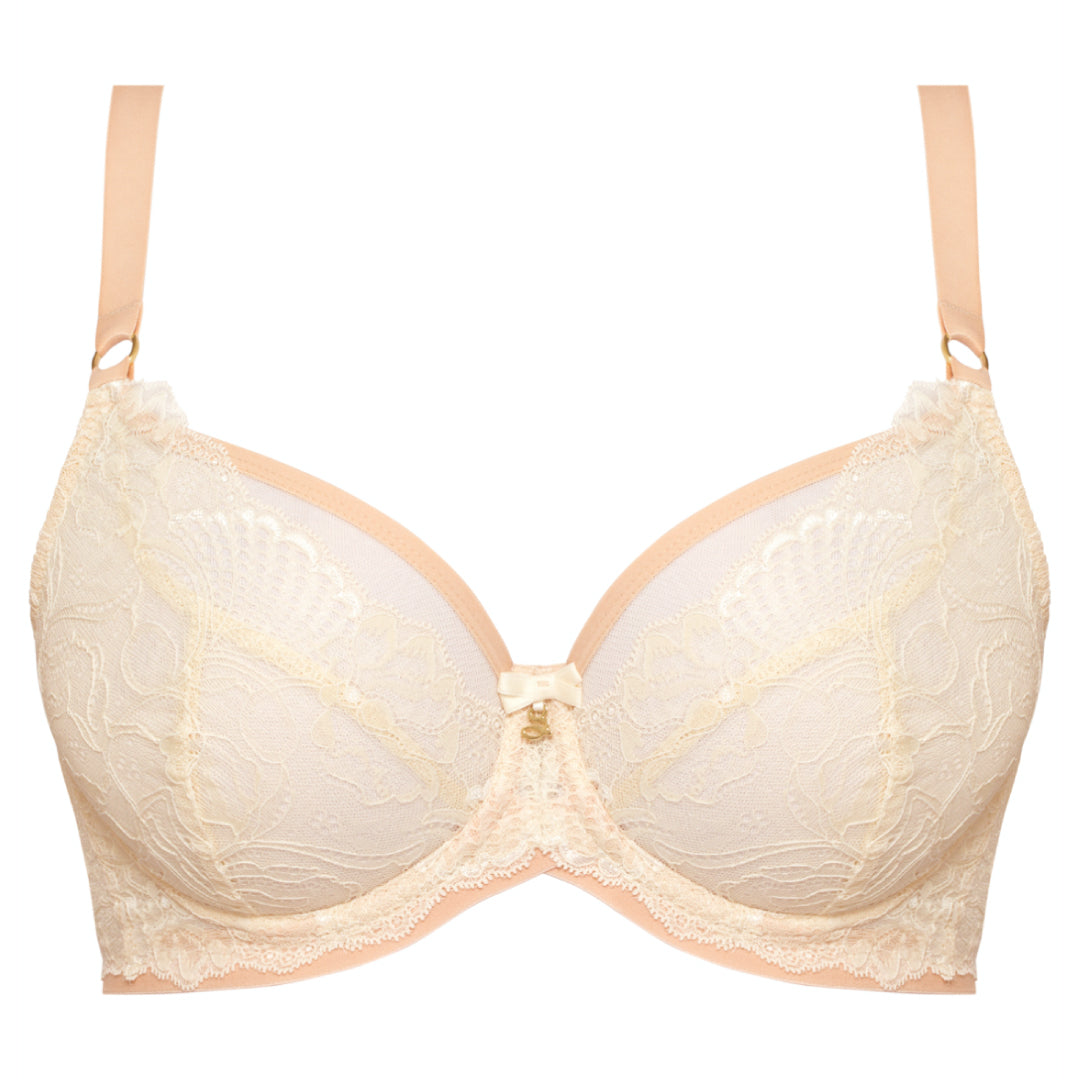 Pretty Lace Bra Nude Lingerie