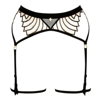 Sheer Mesh Garter Belt Atelier Amour Cosmic Dream