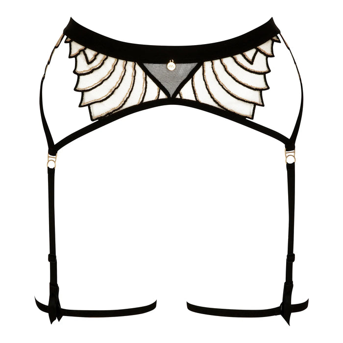 Sheer Mesh Garter Belt Atelier Amour Cosmic Dream