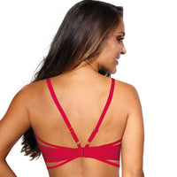 Axami Sexy Open Cup Shelf Bra Cherry Bomb