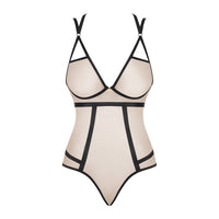 Sheer Mesh Teddy Nude Intimates