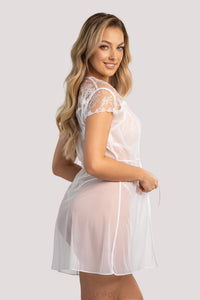 Sheer Mesh Robe Unikat Rubi
