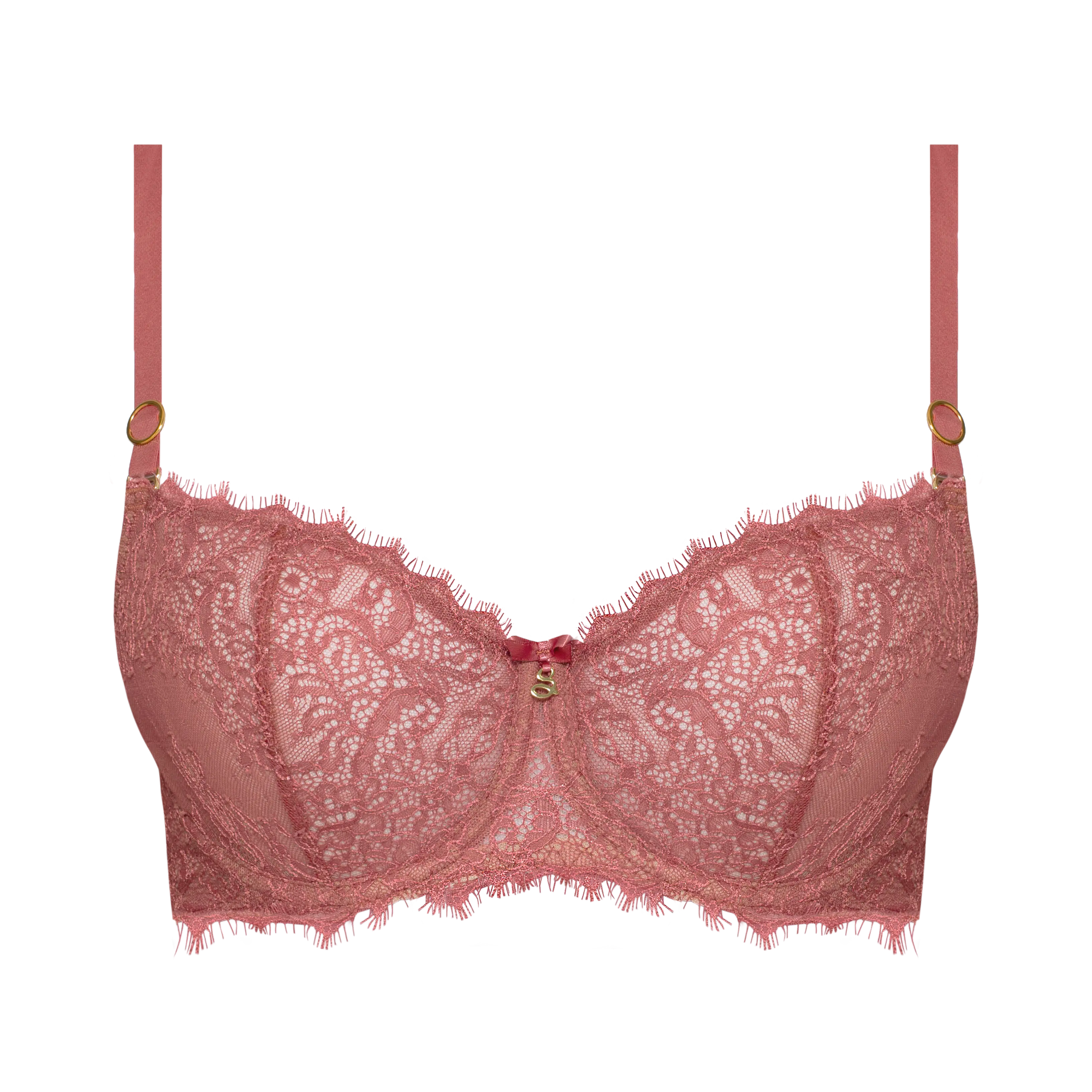 Balconette bra Pink Lace