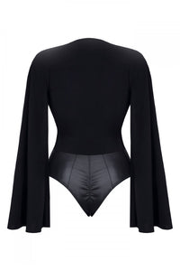 Batwing Sleeve Bodysuit Demoniq Alexis