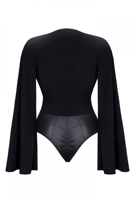 Batwing Sleeve Bodysuit Demoniq Alexis